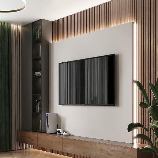 Revestimiento Incienso en Dormitorio